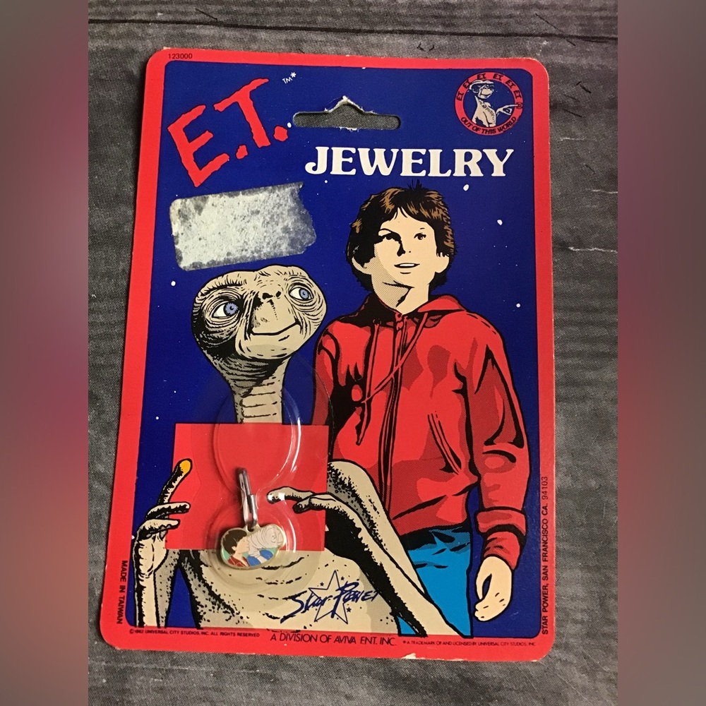 Vintage E.T Jewelry E.T & Elliot Charm Universal Studios